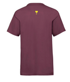 Samarreta Granate amb Logo Groc 2025 - Infantil